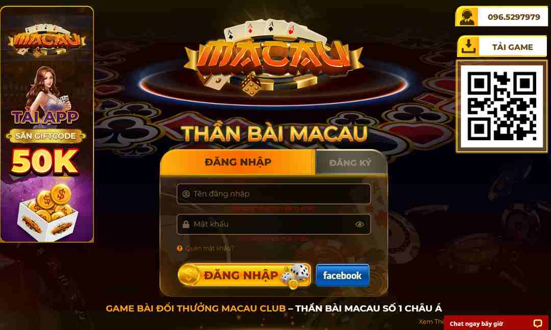 Ở Macau Club có rất nhiều hạng mục cá cược để anh em tham gia