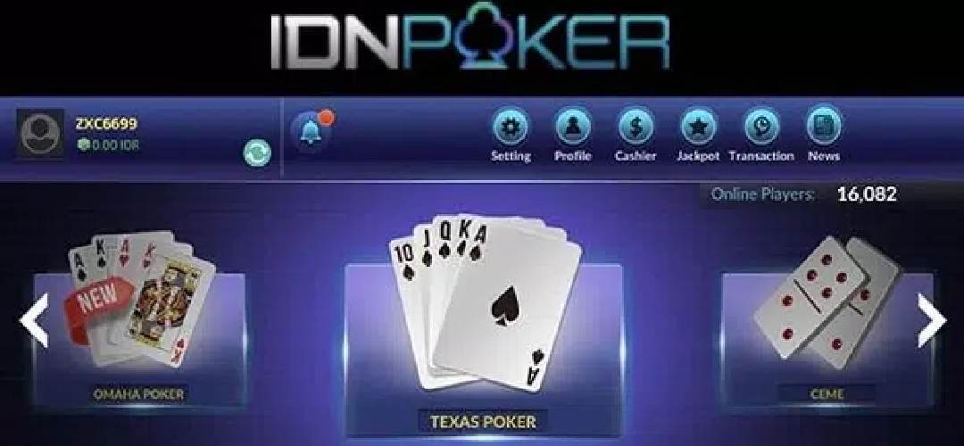 IDN POKER là sảnh cược Poker hàng đầu hiện nay 